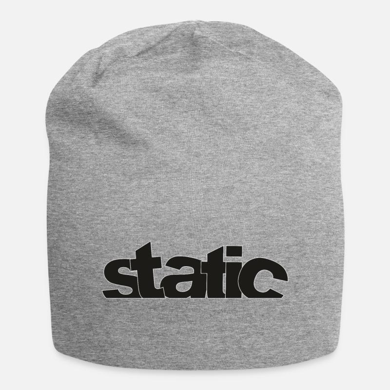 Static - Jersey-Beanie - Grau meliert
