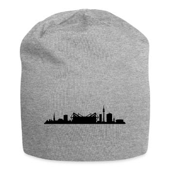 Skyline Dortmund Stadion - Jersey-Beanie - Grau meliert - Vorne