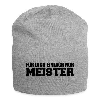 meister - Jersey-Beanie - Grau meliert - Vorne