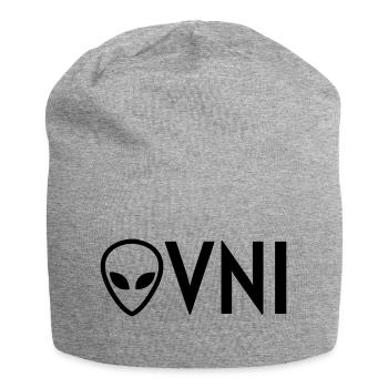 Ufo Alien Raum außerirdisches Aussenseiter - Jersey-Beanie - Grau meliert - Vorne