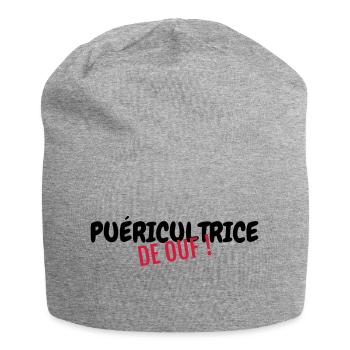 Nursery Nurse Kinderpflegerin Puéricultrice Baby - Jersey Beanie - heather grey - Front
