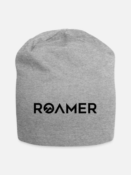 ROAMER - Travel Logo - Jersey-Beanie - Grau meliert