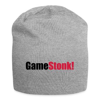GameStonk - Jersey-Beanie - Grau meliert - Vorne