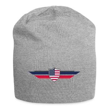 USA Fan Weltmeisterschaft - Jersey-Beanie - Grau meliert - Vorne