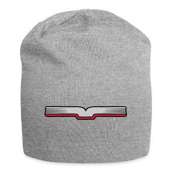 Ouvrir le livre Pages ouvertes - Bonnet en jersey - gris chiné - Devant