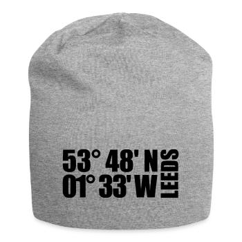 Coordonnées de Leeds - Bonnet en jersey - gris chiné - Devant