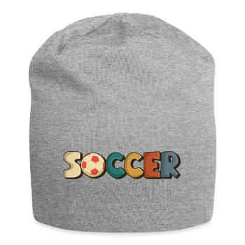 Football Footballeur Attaquant Garçons Coupe du Monde Hommes - Bonnet en jersey - gris chiné - Devant