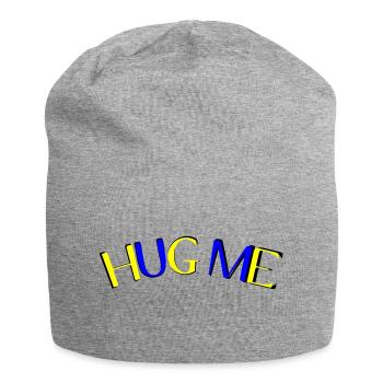 hug me - Jersey Beanie - heather grey - Front
