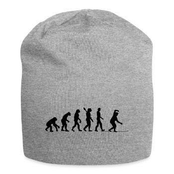 Slackline Gift Slackliner Tricklining - Jersey Beanie - heather grey - Front