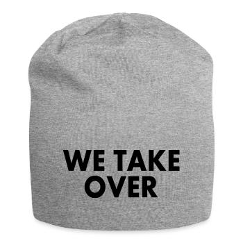 We take over - Jersey-Beanie - Grau meliert - Vorne