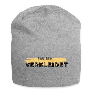 Motto verkleidet - Jersey-Beanie - Grau meliert - Vorne