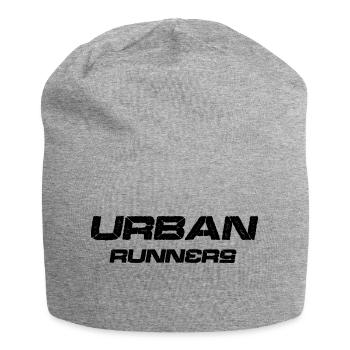 Urban Runners Black - Jersey Beanie - heather grey - Front