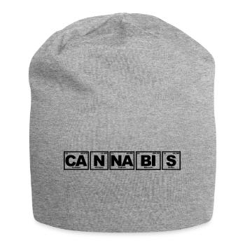 Cannabis : Chimie - Tableau périodique - Bonnet en jersey - gris chiné - Devant