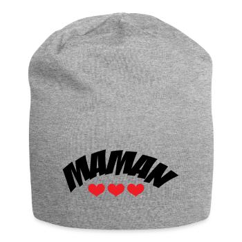 Mom / Mother's Day - Jersey Beanie - heather grey - Front