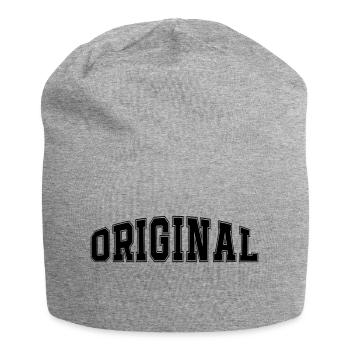 original - Jersey-Beanie - Grau meliert - Vorne