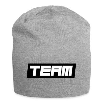 Team - Jersey-Beanie - Grau meliert - Vorne