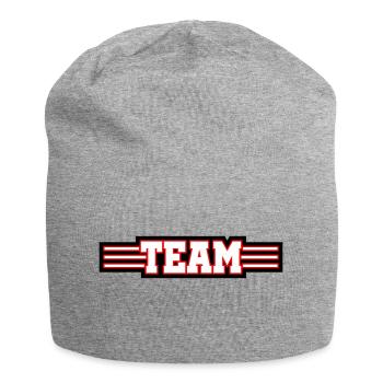 Conception d’équipe - Bonnet en jersey - gris chiné - Devant