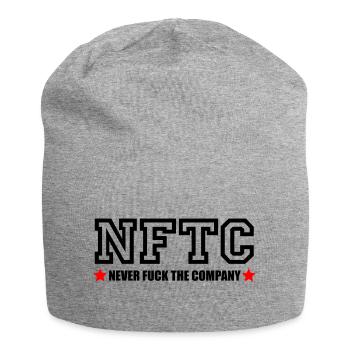 Never fuck the Company - Jersey-Beanie - Grau meliert - Vorne