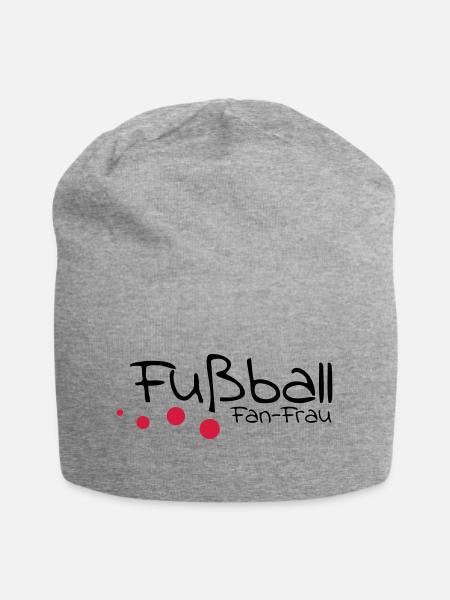 fußball - Jersey-Beanie - Grau meliert