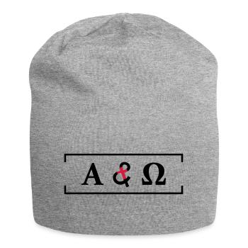 A&O - Jersey-Beanie - Grau meliert - Vorne
