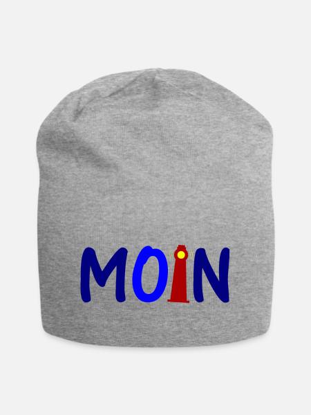 Moin Friesland - Jersey-Beanie - Grau meliert