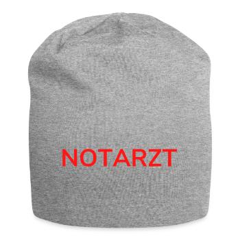 NOTARZT - Jersey-Beanie - Grau meliert - Vorne