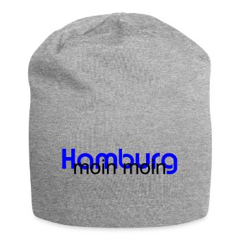 Hamburg - MoinMoin - Blue - Jersey-Beanie - Grau meliert - Vorne