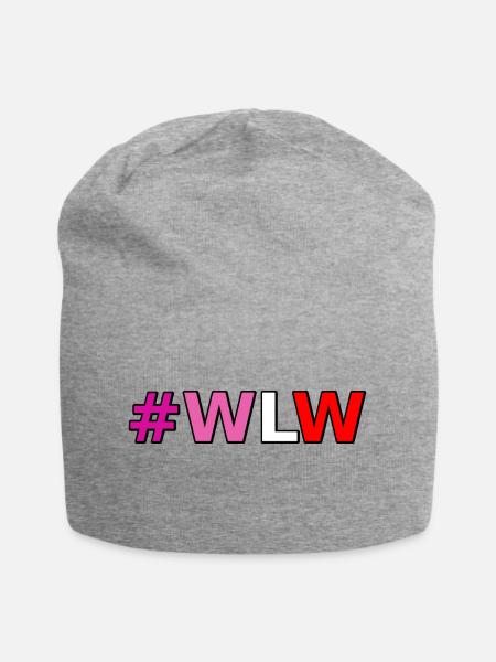 Hashtag WLW - Jersey-Beanie - Grau meliert