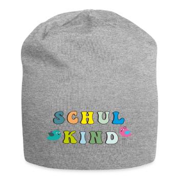 Schulkind  - Jersey-Beanie - Grau meliert - Vorne
