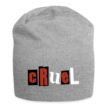 cruel - Jersey Beanie - heather grey - Front