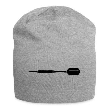 Dart, Dartpfeil - Jersey-Beanie - Grau meliert - Vorne