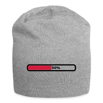 50 percent - Jersey Beanie - heather grey - Front
