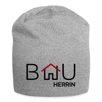 Bauherrin - Jersey-Beanie - Grau meliert - Vorne