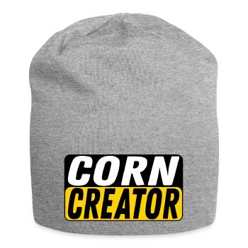 Créateur de maïs Cultivateur de maïs Cultivateur - Bonnet en jersey - gris chiné - Devant