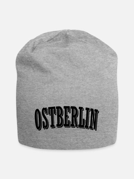 ostberlin shirt - Jersey-Beanie - Grau meliert