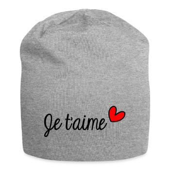 20. 20 ANS. 20e ANNIVERSAIRE. ANNIVERSAIRE 20 ANS. - Bonnet en jersey - gris chiné - Devant