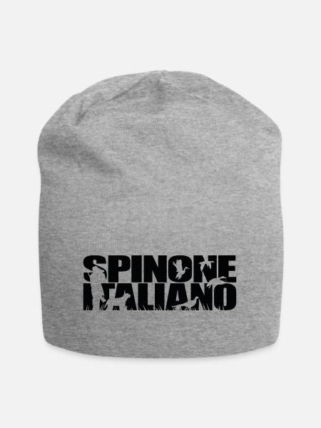 SPINONE ITALIANO Jagdhund Jagdhunde Wilsigns - Jersey-Beanie - Grau meliert