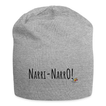 Narrenspruch NarriNarro der Fasnet - Jersey-Beanie - Grau meliert - Vorne