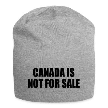 canada is not for sale - Jersey Beanie - heather grey - Front