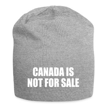 canada is not for sale - Jersey Beanie - heather grey - Front