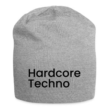Techno hardcore - Bonnet en jersey - gris chiné - Devant