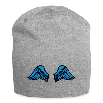 wings - Jersey-Beanie - Grau meliert - Vorne