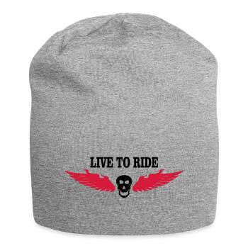 biker - Bonnet en jersey - gris chiné - Devant