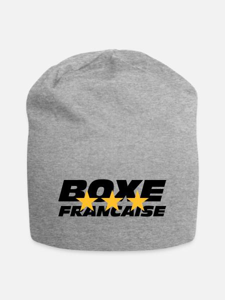 Boxe Francaise - Bonnet en jersey - gris chiné