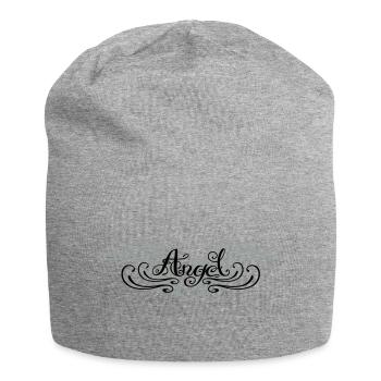 Ailes d'ange - Bonnet en jersey - gris chiné - Devant
