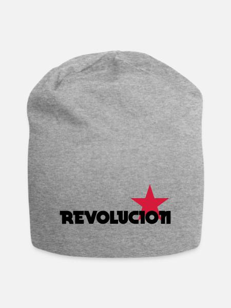 [ Revolucion ] - Jersey-Beanie - Grau meliert