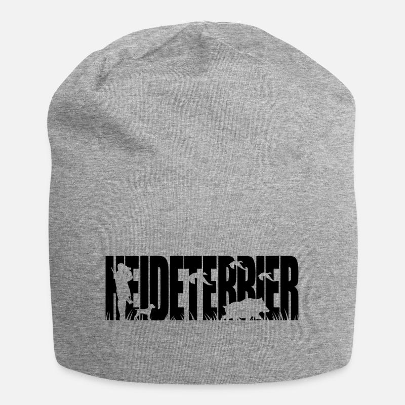 HEIDETERRIER Jagdhunde Jagdhund Wilsigns - Jersey-Beanie - Grau meliert