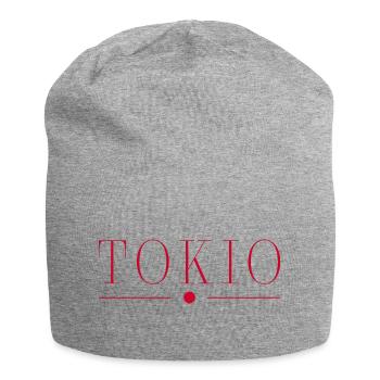 J’adore Tokyo, Japon - Bonnet en jersey - gris chiné - Devant