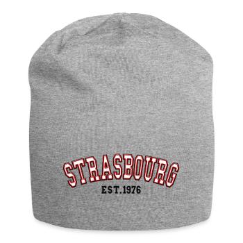 Strasbourg Est. 1976 - Jersey Beanie - heather grey - Front