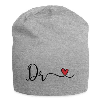 Dr - Jersey Beanie - heather grey - Front